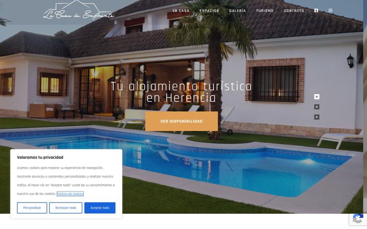 Screenshot of casadeenfrente.es