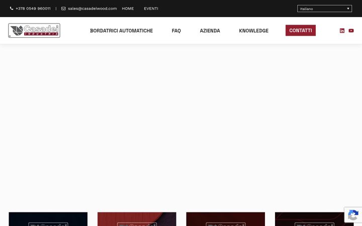 Screenshot of casadei-industria.com