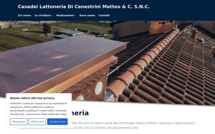 Screenshot of casadeilattoneria.it
