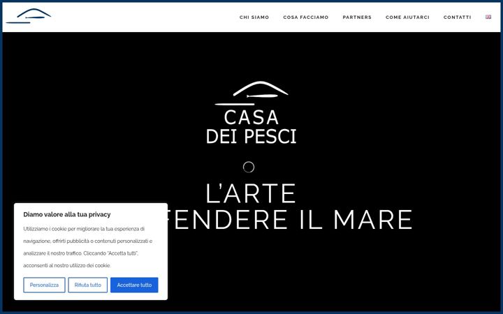 Screenshot of casadeipesci.it