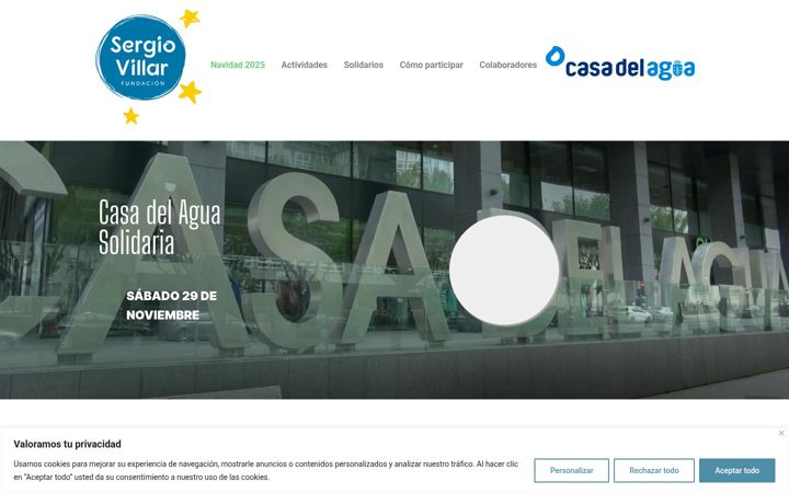 Screenshot of casadelaguasolidaria.com