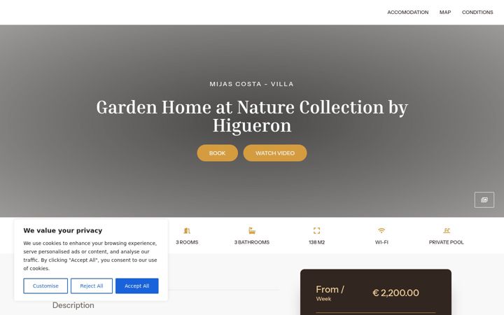 Screenshot of casadelalejandro.com