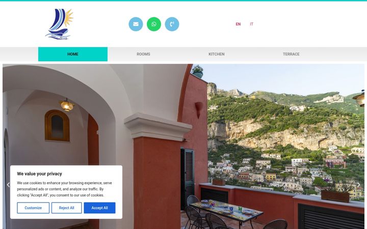 Screenshot of casadellafeluca.it