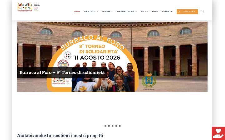 Screenshot of casadellagioventu.it