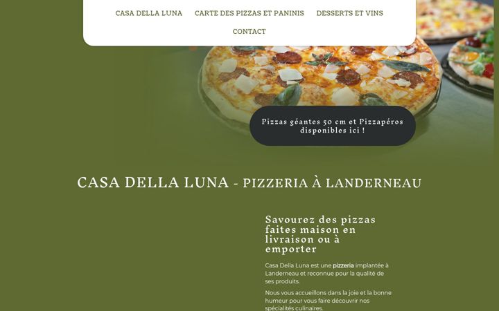 Screenshot of casadellaluna.fr