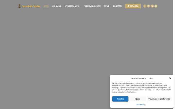 Screenshot of casadellamadia.it