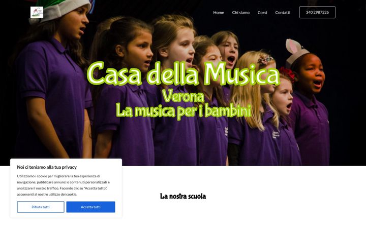 Snímek obrazovky casadellamusica-verona.it