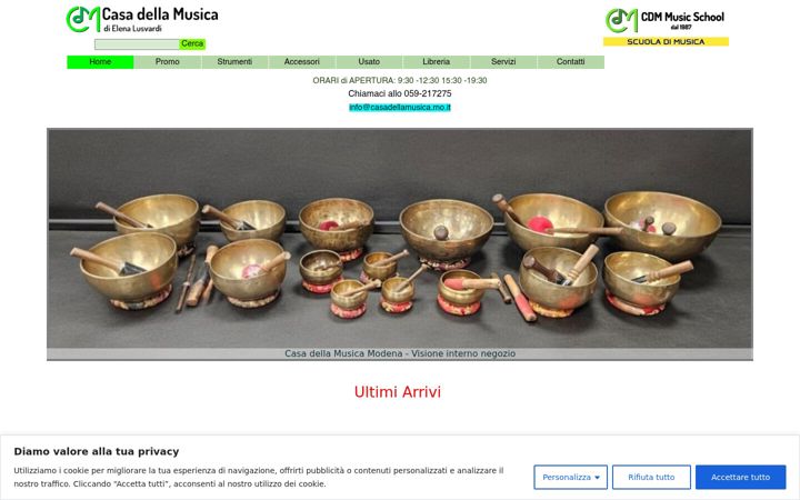 Snímek obrazovky casadellamusica.mo.it