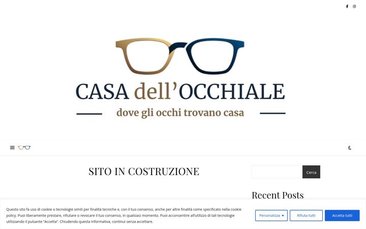 Screenshot of casadellocchiale.it