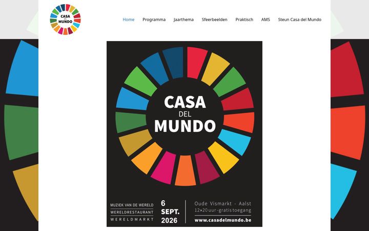 Screenshot of casadelmundo.be