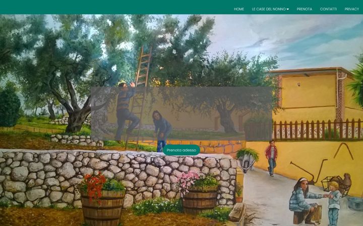 Screenshot of casadelnonno.net