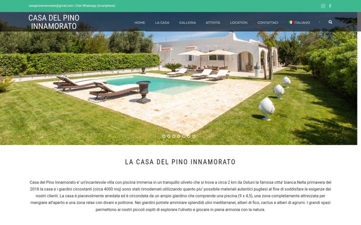 Screenshot of casadelpinoinnamorato.com