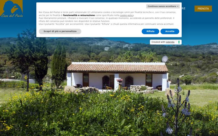 Screenshot of casadelpoeta.eu