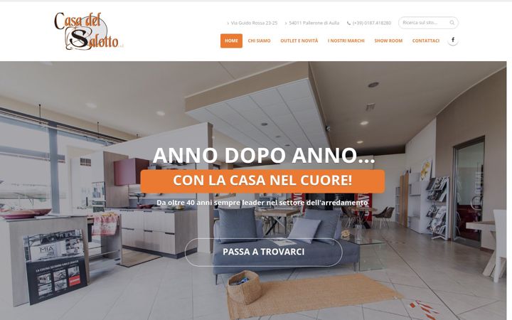Screenshot of casadelsalotto.net
