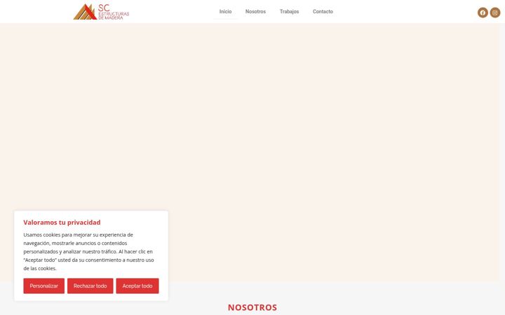 Skjámynd af casademaderagranada.es