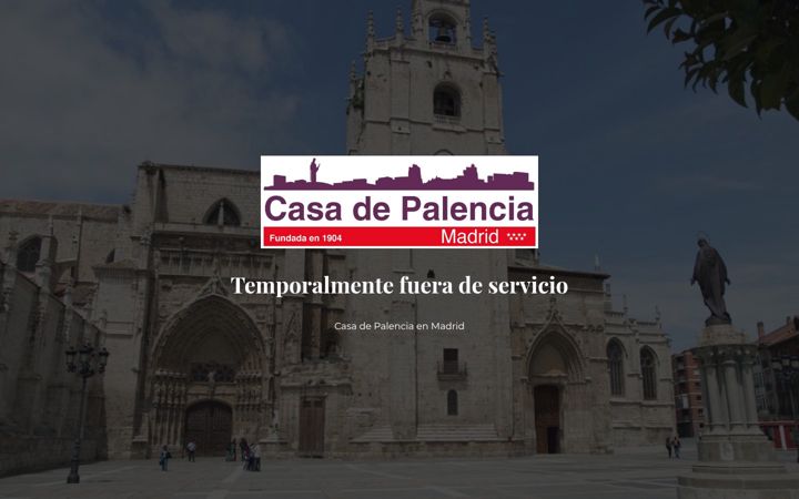 Screenshot of casadepalenciaenmadrid.org