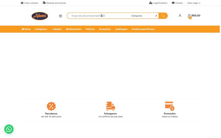 Screenshot of casaderacaoadonai.com.br