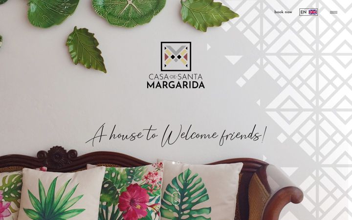 Screenshot of casadesantamargarida.pt
