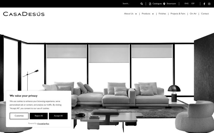 Screenshot of casadesus.net