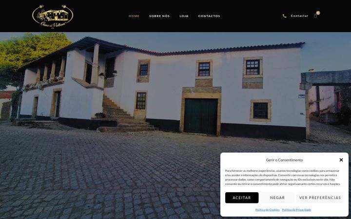 Screenshot of casadevalbom.pt