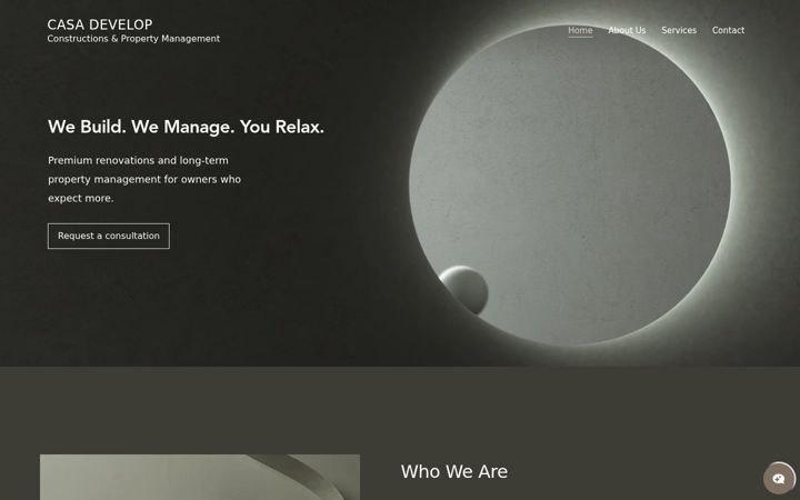 Screenshot of casadevelop.com