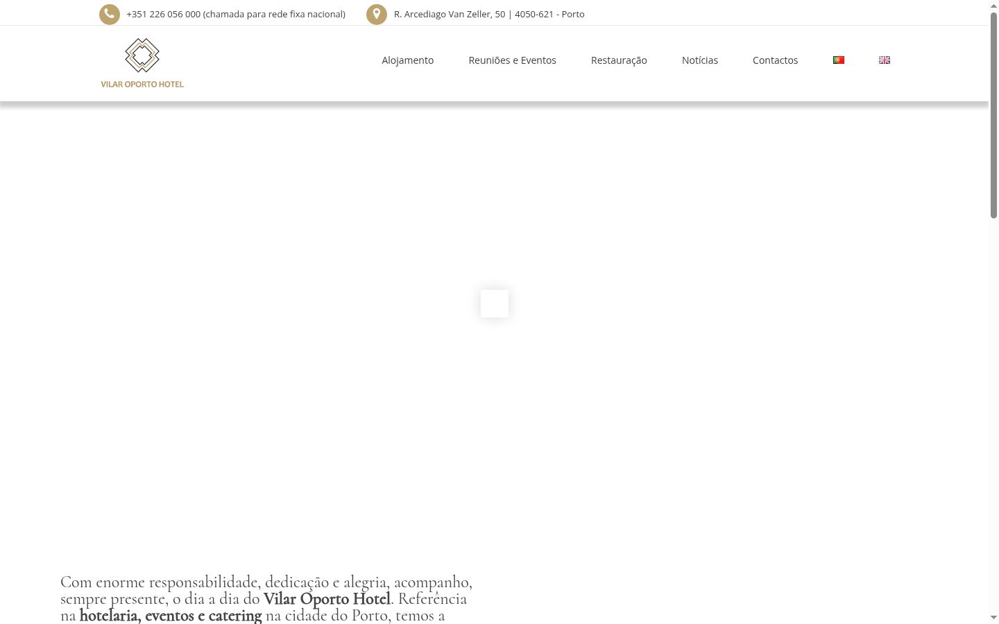 Captura de pantalla del banner de consentimiento mostrado antes de cualquier interacción
