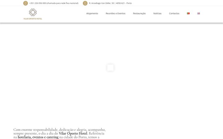 Captura de pantalla de casadevilar.pt