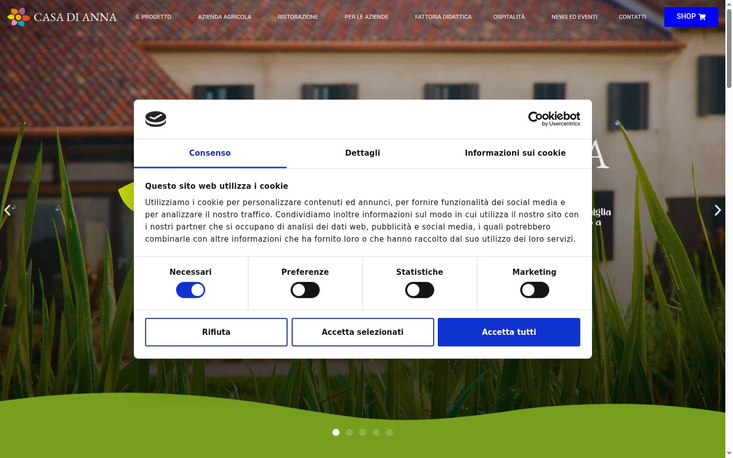 Screenshot tal-banner tal-kunsens muri qabel kwalunkwe interazzjoni