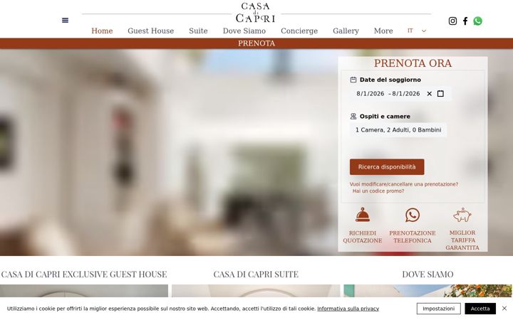 Screenshot of casadicapri.com