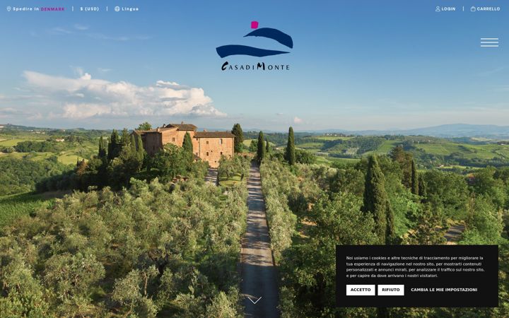 Screenshot of casadimonte.it