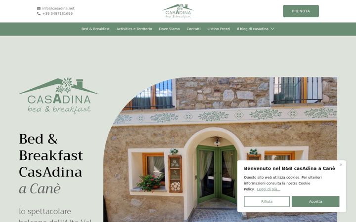 Screenshot of casadina.net