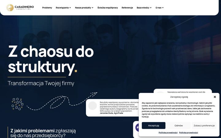 Zrzut ekranu casadinero.pl
