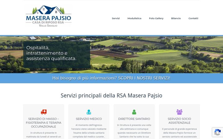 Screenshot of casadiriposorsamaserapajsio.it