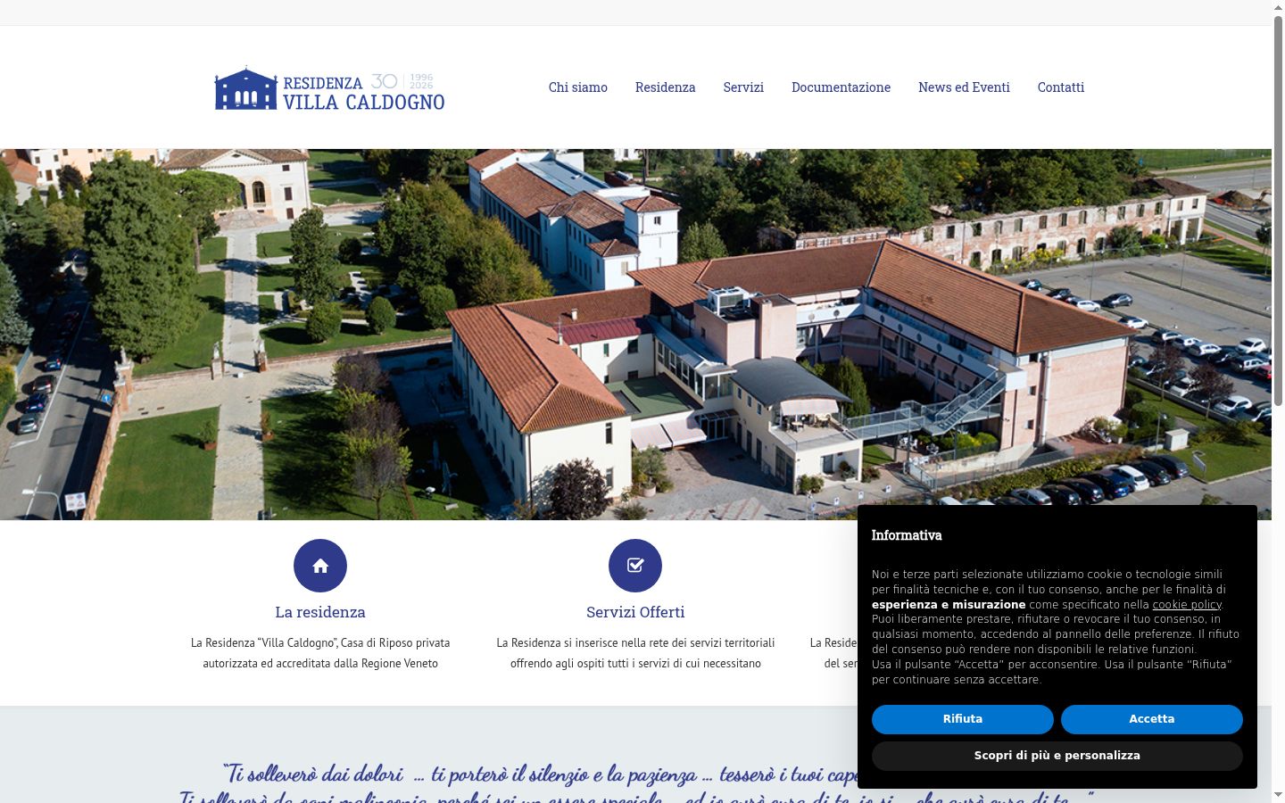 Screenshot tal-banner tal-kunsens muri qabel kwalunkwe interazzjoni