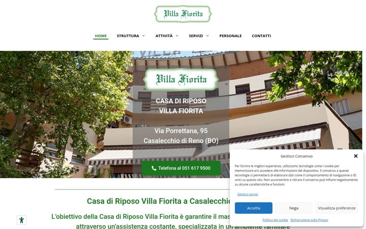 Captura de ecrã de casadiriposovillafiorita.it
