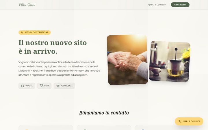 Screenshot of casadiriposovillagaia.it