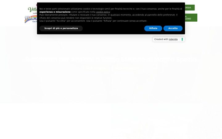 Екранна снимка на casadiriposovillaortensia.it
