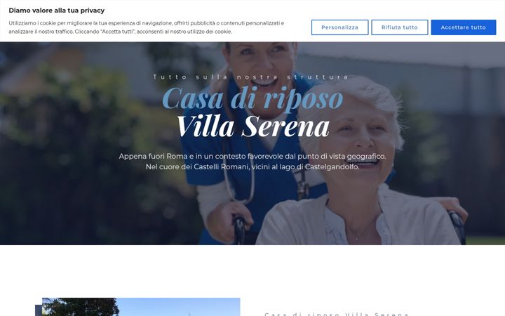 Screenshot of casadiriposovillaserena.com