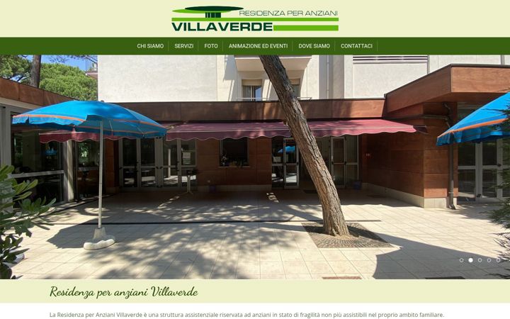Screenshot of casadiriposovillaverde.it