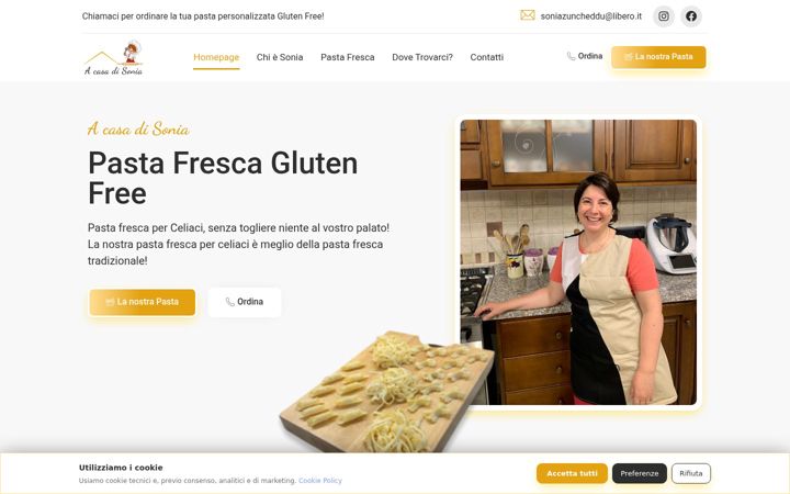 Screenshot of casadisonia.it