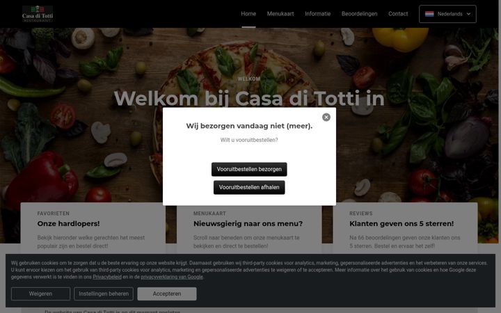 Screenshot of casaditotti2.nl