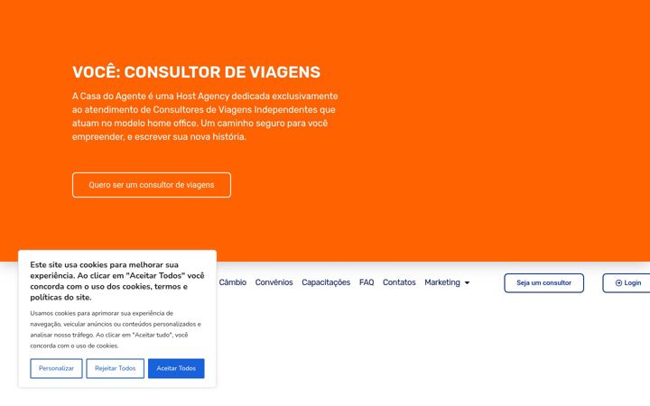 Screenshot of casadoagente.com.br