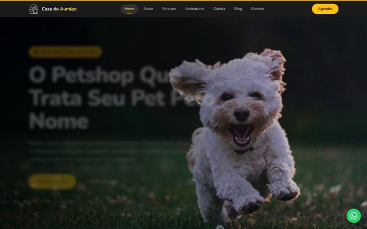 Captură de ecran a casadoaumigo.com.br