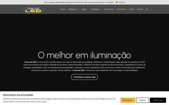 Screenshot of casadoledoficial.com.br