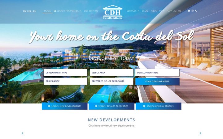Screenshot of casadomhome.com