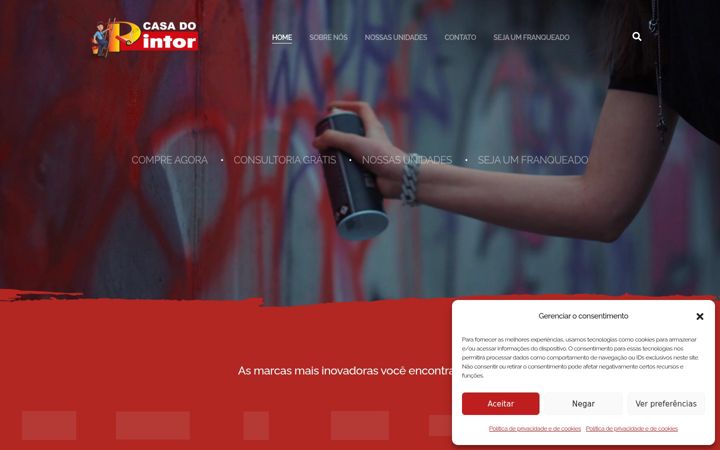 Zrzut ekranu casadopintortintas.com.br
