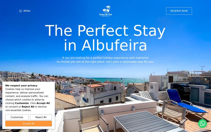 Screenshot of casadosalalbufeira.com