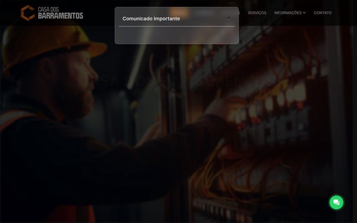 Screenshot von casadosbarramentos.com.br