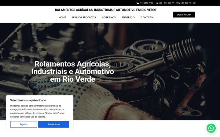 Screenshot von casadosrolamentosgoias.com.br