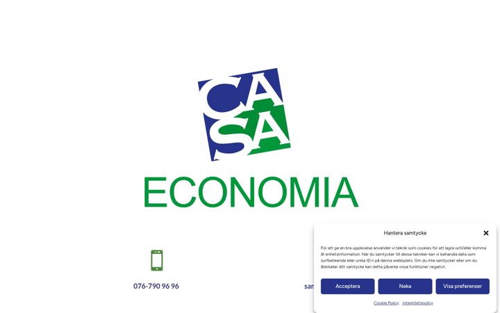 Screenshot of casaeconomia.se
